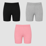 Toddler Girls’ Bike Shorts – 3 Pack