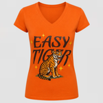 Women’s Graphic V-Neck T-Shirt – Single Pack