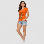 Women’s Graphic V-Neck T-Shirts – 7 Pack