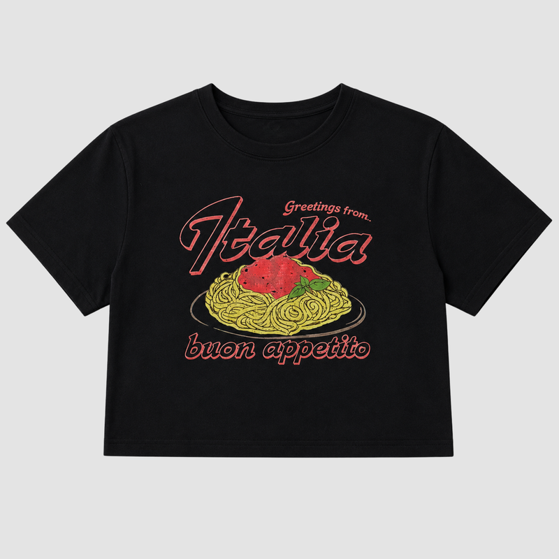 Women’s Graphic Crop Top – Single Pack