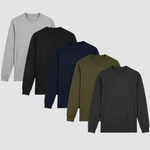 Men’s Long Sleeve T-Shirts – 5 Pack