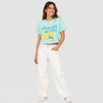 Women’s Graphic Crop Top – Single Pack