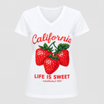 Women’s Graphic V-Neck T-Shirts – 7 Pack