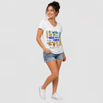 Women’s V-Neck T-Shirts – 7 Pack