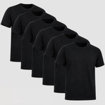 Men’s Cotton Crew Neck T-Shirts – 6 Pack