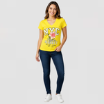 Women’s Graphic V-Neck T-Shirts – 7 Pack