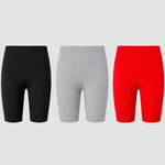 Girls’ Bike Shorts – 3 Pack