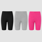 Kids’ Bike Shorts – 3 Pack