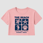 Women’s Graphic Crop Tops – 8 Pack
