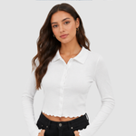 Women’s Ribbed Crop Top – Single Pack