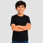 Boys’ Round Neck T-Shirts – 3 Pack