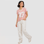 Women’s V-Neck Graphic T-Shirts – 7 Pack