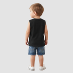 Toddler Sleeveless Athletic Tops – 4 Pack