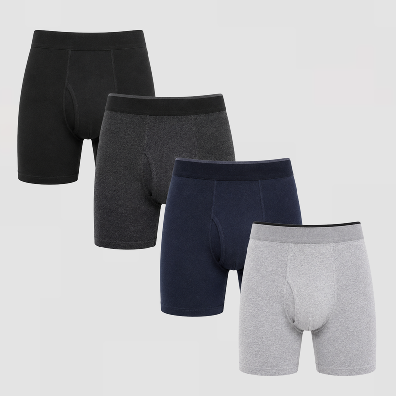 Men’s Boxer Briefs – 4 Pack
