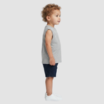Toddler Sleeveless Athletic Tops – 4 Pack