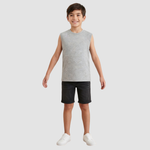 Boys’ Sleeveless Tank Tops – 4 Pack