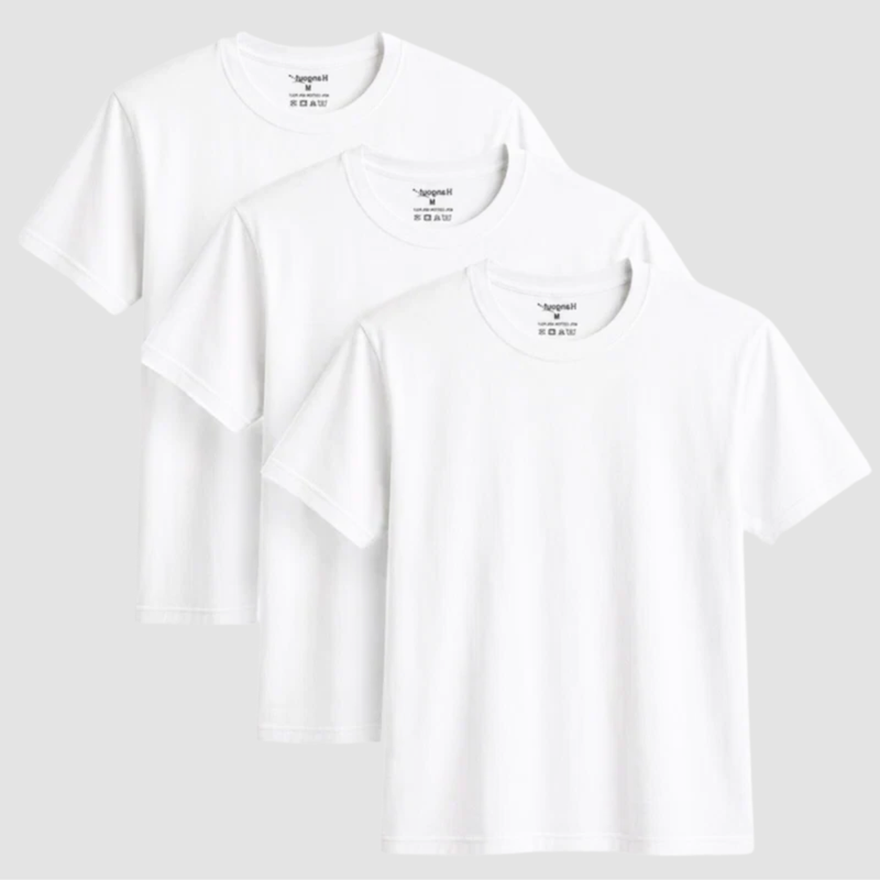 Men’s Crew Neck T-Shirts – 3 Pack