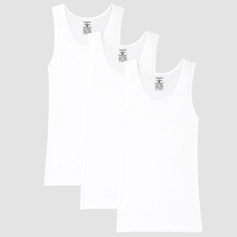 Men’s Ribbed Tank Tops – 3 Pack