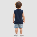 Toddler Sleeveless Athletic Tops – 4 Pack