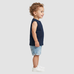 Toddler Sleeveless Athletic Tops – 4 Pack