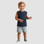 Toddler Sleeveless Athletic Tops – 4 Pack