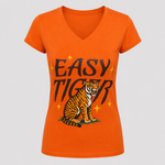 Women’s Graphic V-Neck T-Shirt – Single Pack