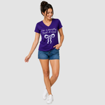 Women’s Graphic V-Neck T-Shirt – Single Pack