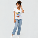 Women’s V-Neck T-Shirts – 7 Pack